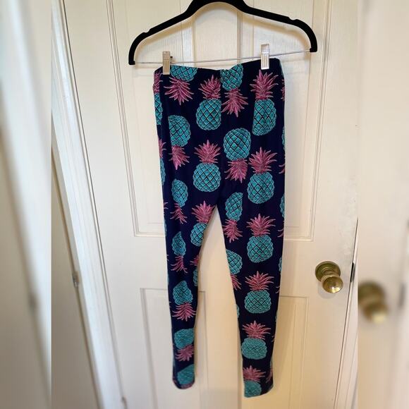 Buttersoft pineapple leggings plus size curvy - Picture 1 of 2